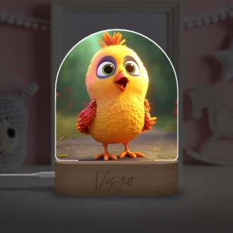 Cute animated chicken