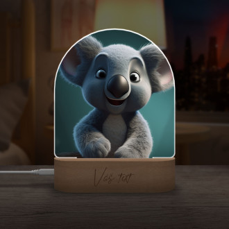 Cute animated koala