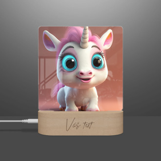Cute animated unicorn