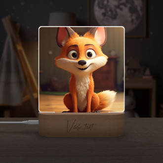 Cute animated fox
