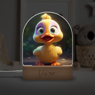 Cute animated duck