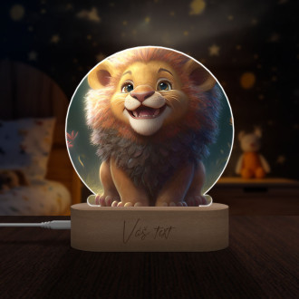 Cute animated lion 2
