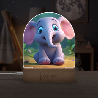 Cute animated elephant