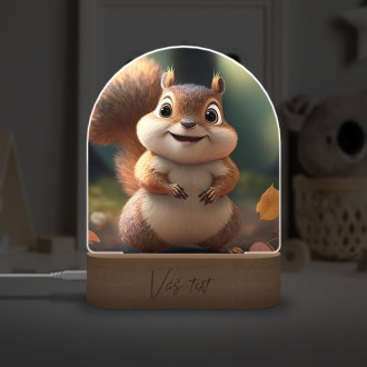 Cute animated squirrel 2