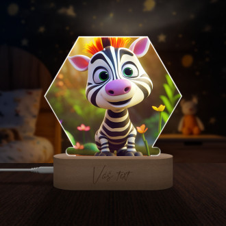 Cute animated zebra 1