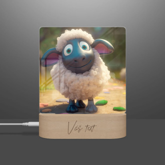 Cute animated sheep
