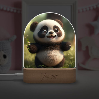 Cute cartoon panda