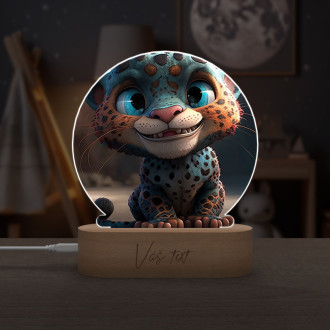 Cute animated leopard 1