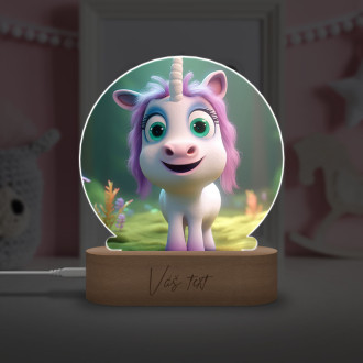 Cute animated unicorn 1