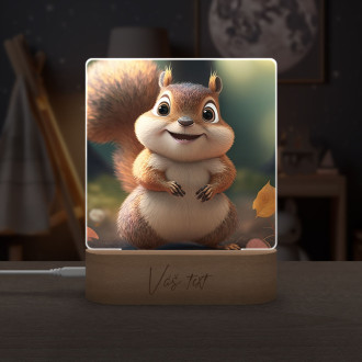 Cute animated squirrel 2