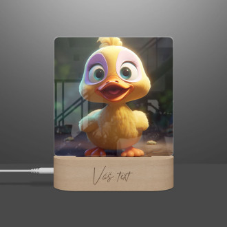 Cute animated duck