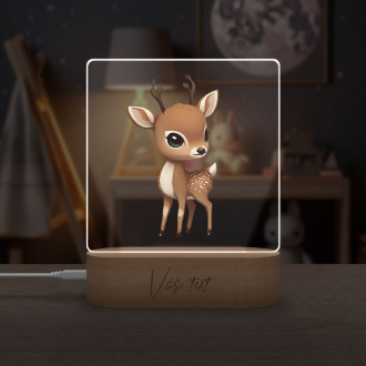 Baby lamp Little fawn transparent