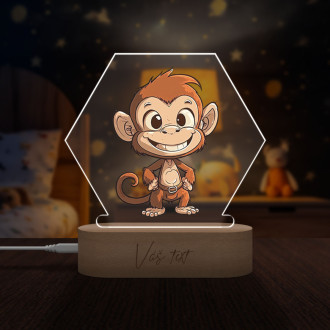 Baby lamp Little monkey transparent