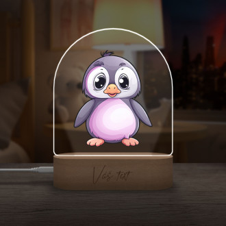 Baby lamp Cartoon Penguin transparent