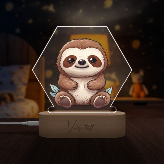 Baby lamp Cartoon Sloth transparent