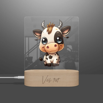 Baby lamp Little cow transparent