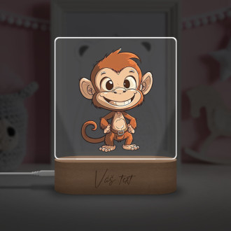 Baby lamp Little monkey transparent