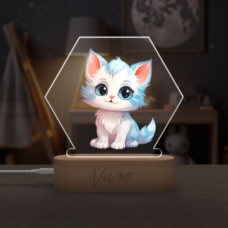 Baby lamp Cartoon Cat transparent