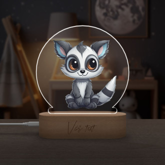 Baby lamp Cartoon Lemur transparent