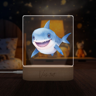 Baby lamp Cartoon Shark transparent