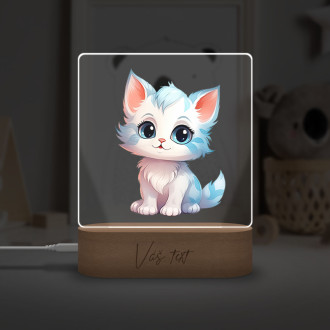 Baby lamp Cartoon Cat transparent
