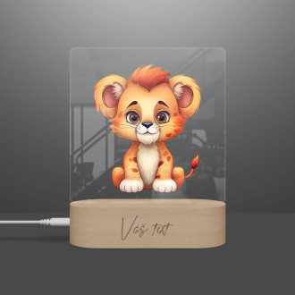 Baby lamp Cartoon Lion transparent