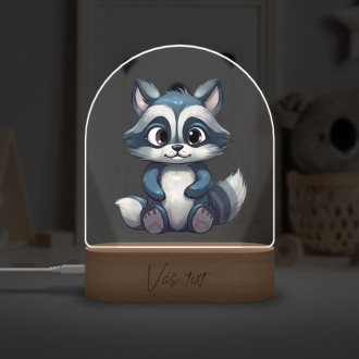 Baby lamp Cartoon Raccoon transparent