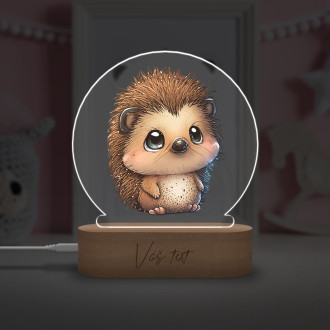 Baby lamp Little Hedgehog transparent