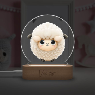 Baby lamp Little sheep transparent