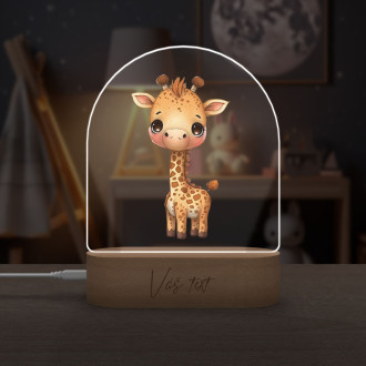 Baby lamp Little Giraffe transparent