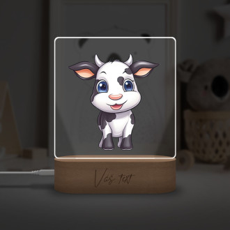 Baby lamp Cartoon Cow transparent