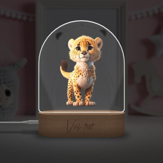 Baby lamp Animated cheetah transparent