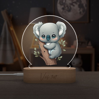 Baby lamp Little koala transparent
