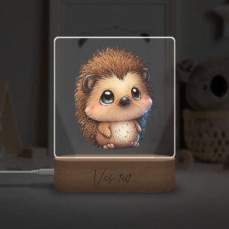 Baby lamp Little Hedgehog transparent