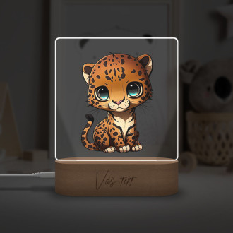 Baby lamp Little leopard transparent