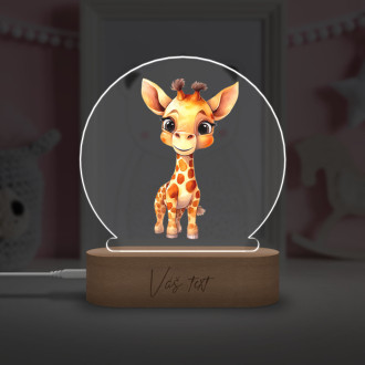 Baby lamp Cartoon Giraffe transparent