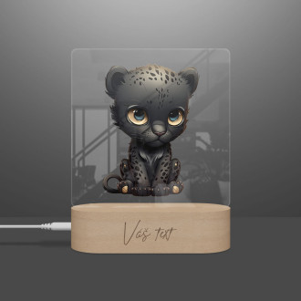 Baby lamp Little panther transparent