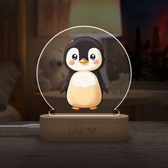 Baby lamp Little penguin transparent