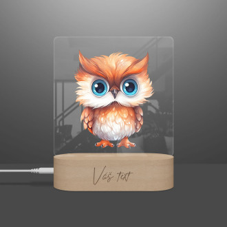 Baby lamp Cartoon Owl transparent