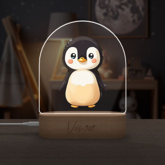 Baby lamp Little penguin transparent