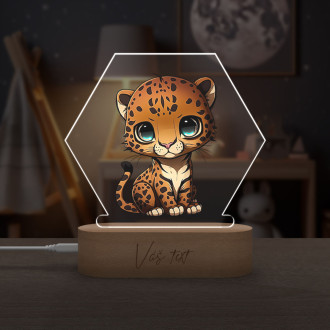 Baby lamp Little leopard transparent