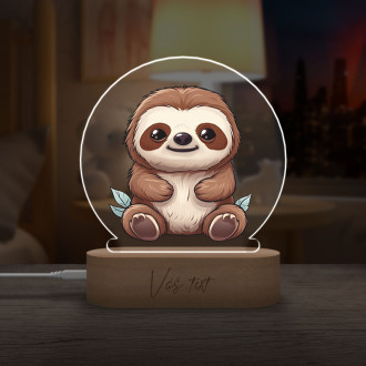 Baby lamp Cartoon Sloth transparent