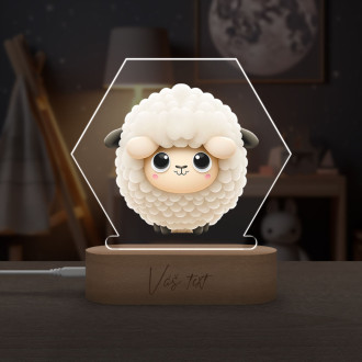 Baby lamp Little sheep transparent