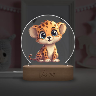 Baby lamp Cartoon Leopard transparent