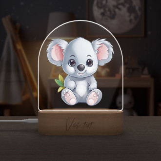 Baby lamp Cartoon Koala transparent