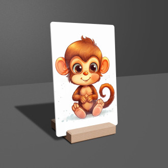 Acrylic glass Cartoon Monkey