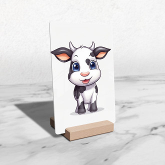 Acrylic glass Cartoon Cow