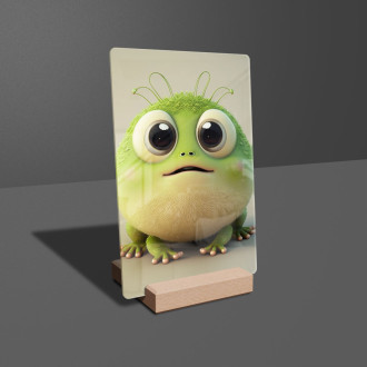 Acrylic glass Cute animated frog