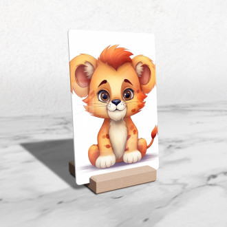 Acrylic glass Cartoon lion