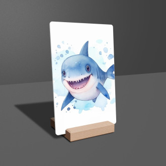 Acrylic glass Cartoon Shark